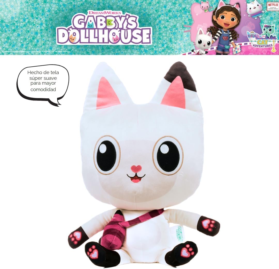 DreamWorks Gabby's Dollhouse Pandy Paws Ropa de Cama Almohada d...