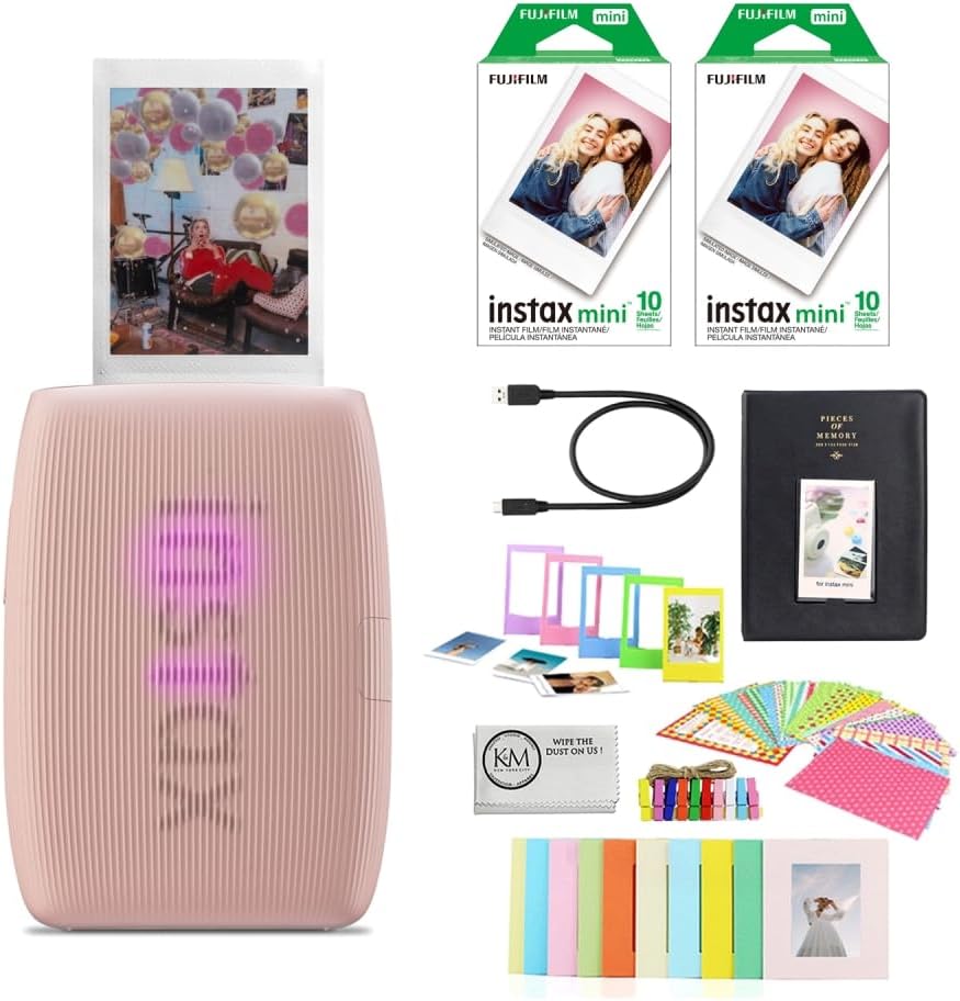 Fujifilm INSTAX Mini Link 3 - Impresora para smartphone, color rosa...