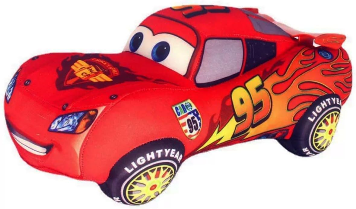 AYGITAL Movies Cars McQueen - Almohadas de peluche para automóvil,...