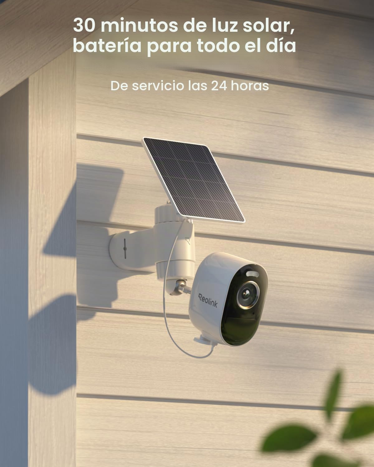REOLINK Home Hub mini con 2X Argus 3 Pro+panel solar, cámaras de se...
