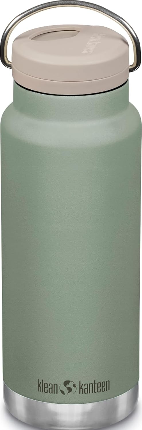 Klean Kanteen Botella de agua aislada TKWide de 32 oz con tapa gira...