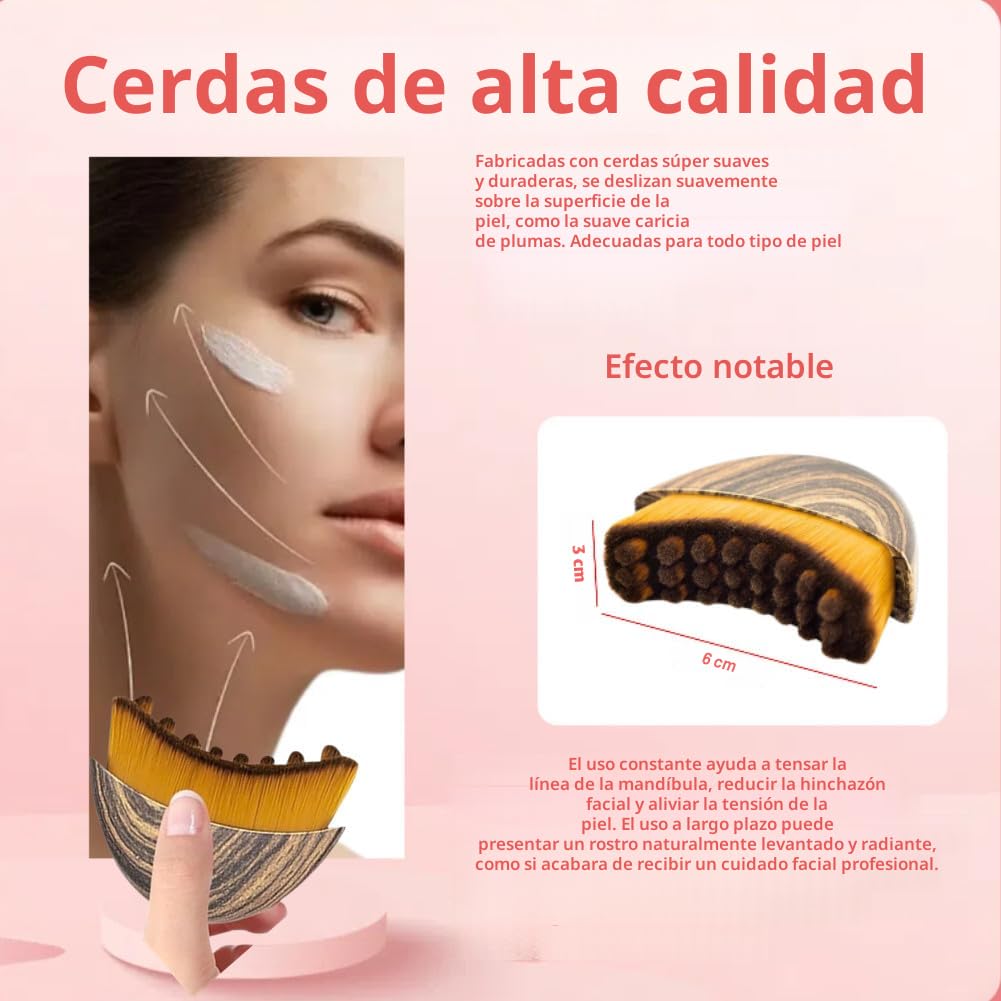 1\/2 PIEZAS Cepillo Linfático de Contorno Facial para Esculpir \u20...