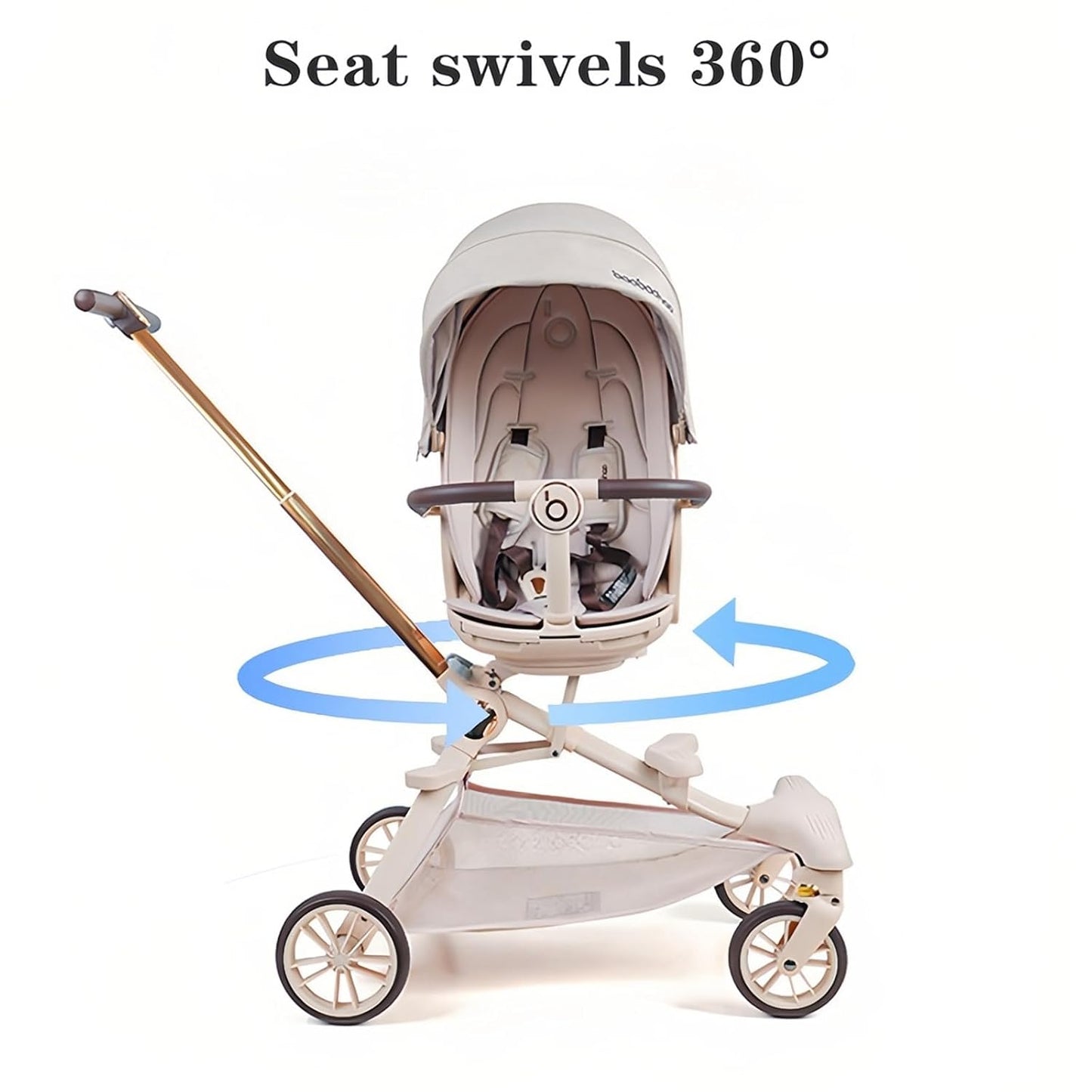 Cochecito plegable ligero para viajes de bebés y niños pequeños, as...