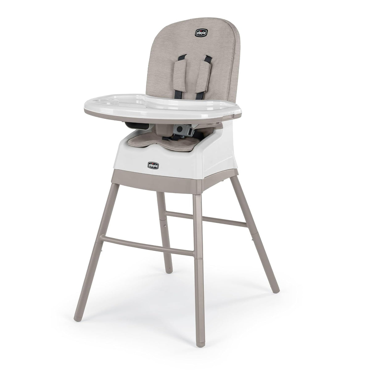 Chicco Stack Hi-Lo - Silla alta convertible multiusos 6 en 1, recli...