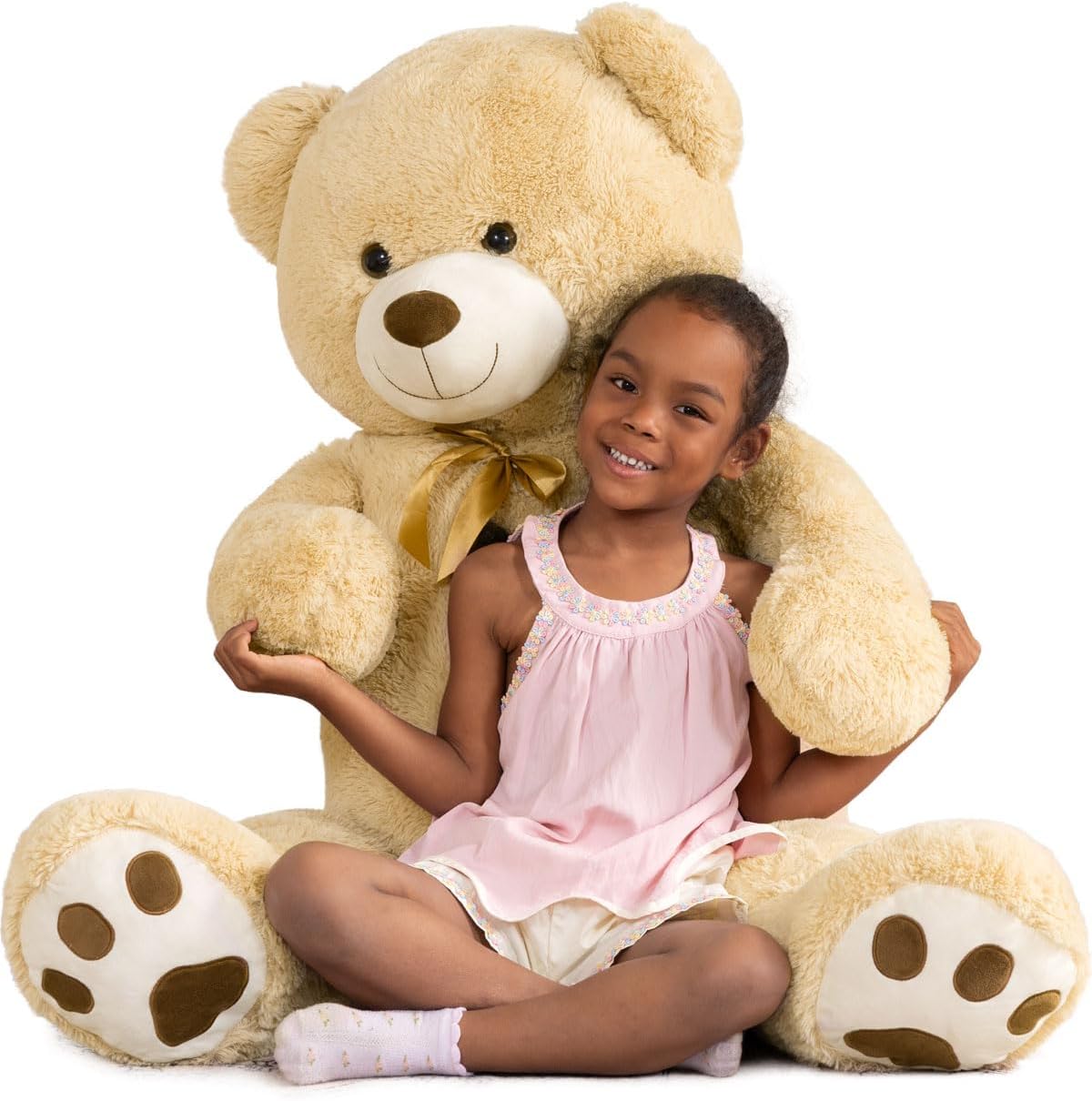 MaoGoLan - Oso de peluche gigante de 52.0 pulgadas, peluche grande...