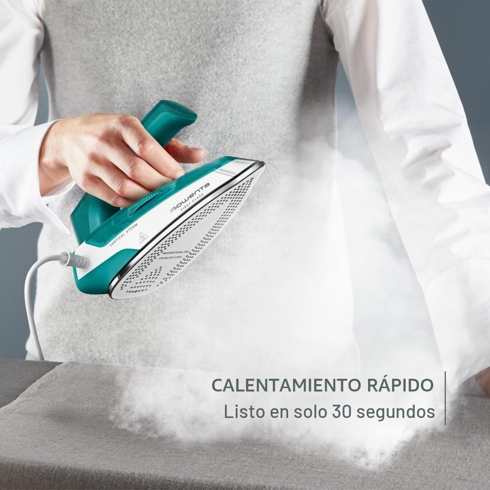 Rowenta Mini plancha de viaje DUAL voltaje 120-240 para ropa verde...