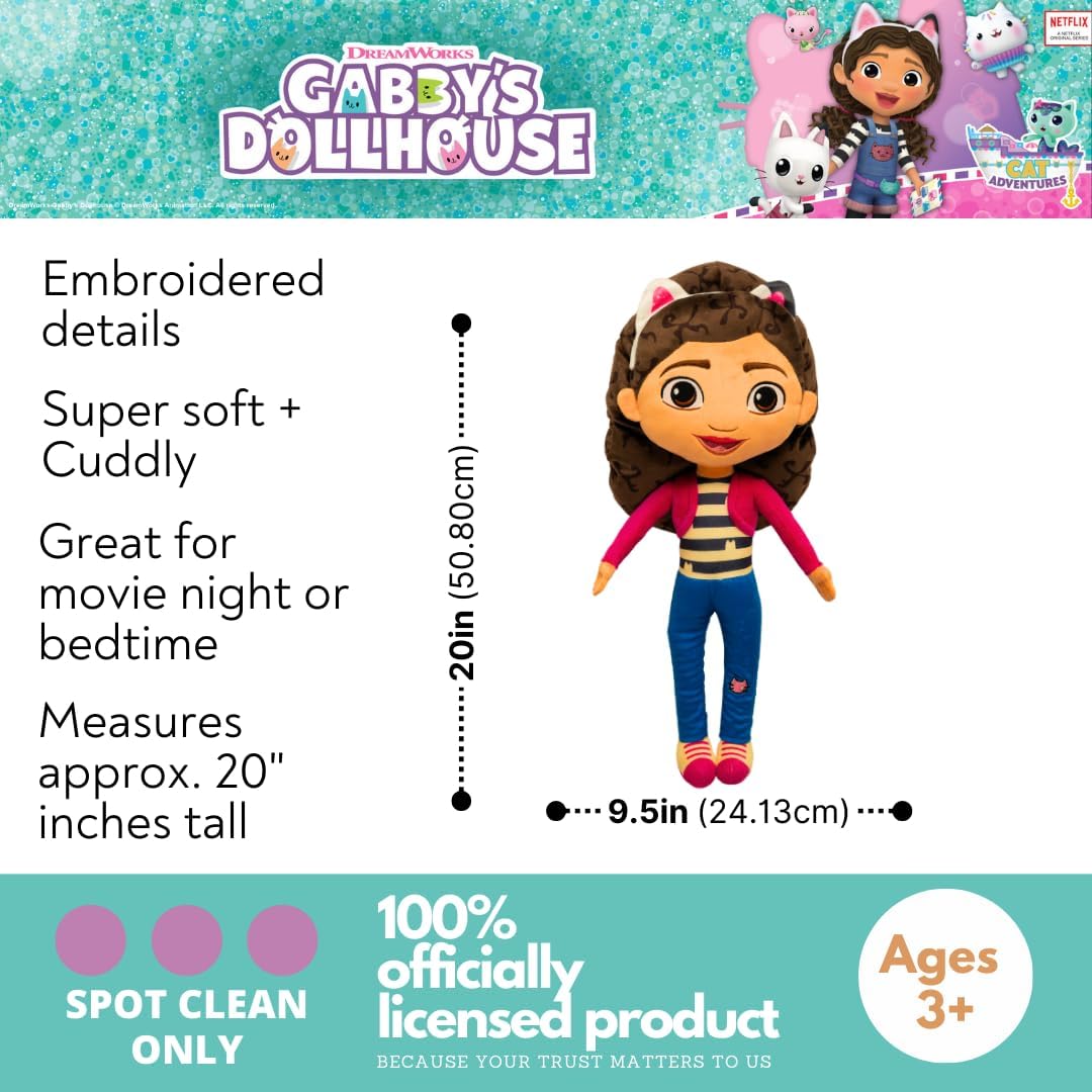 Franco DreamWorks Gabby's Dollhouse Ropa de Cama para Niños - A...