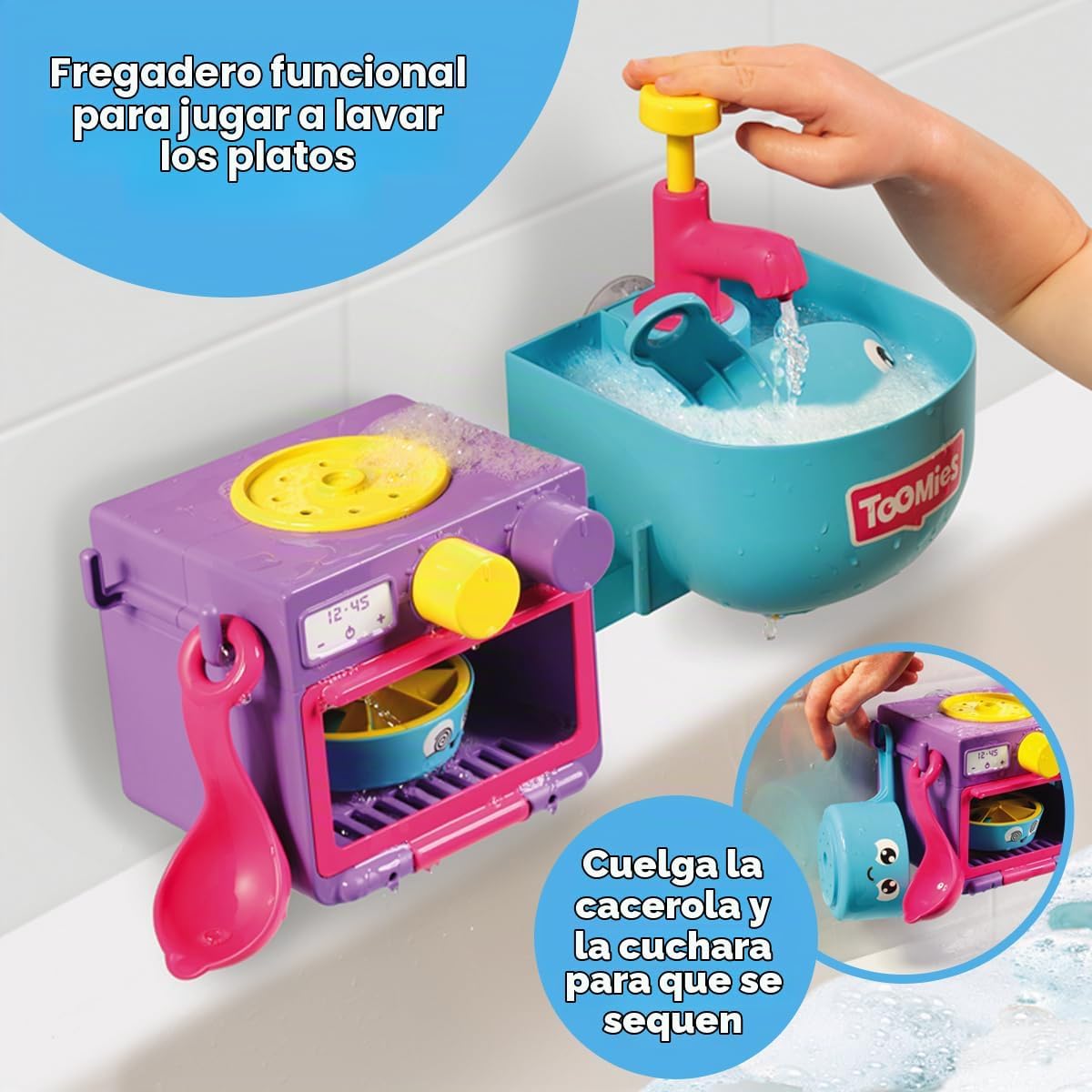 Toomies E73264 Bubble &amp; Bake Bathtime, Bath Toddler - Juguete d...