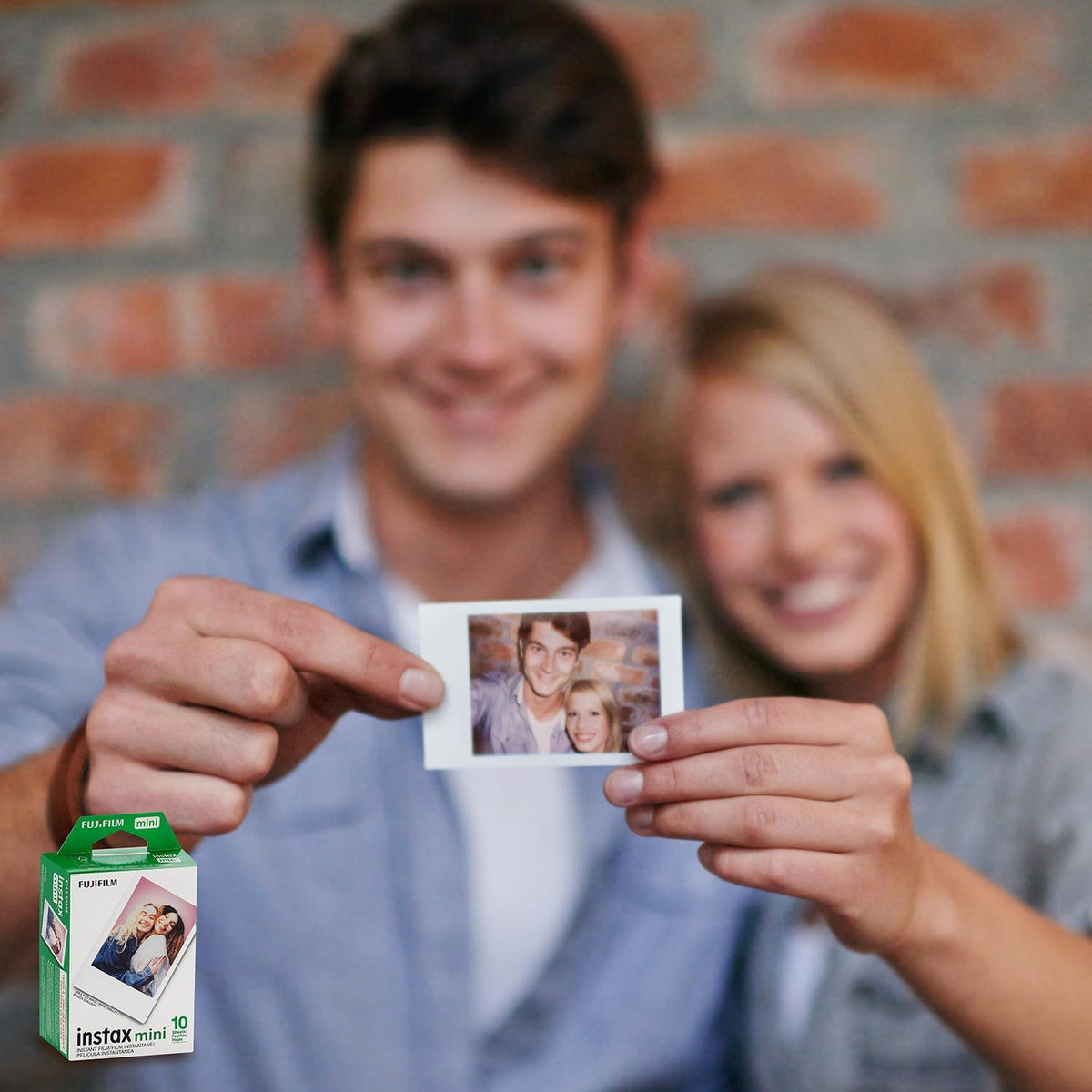Película instantánea Fujifilm INSTAX Mini (Blanco) para cámaras Fuj...