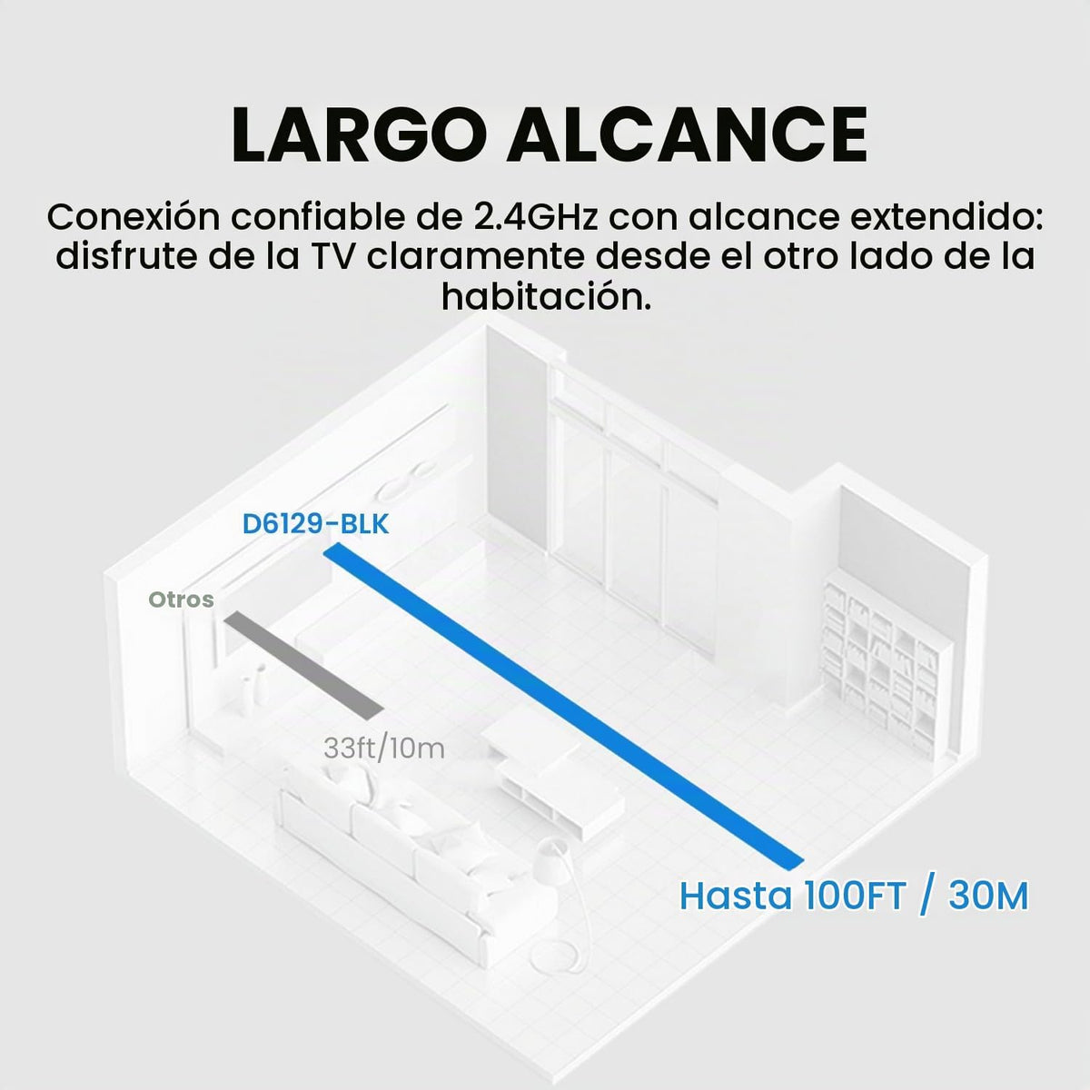 Avantree Duet - Auriculares inalámbricos duales para ver televisión...