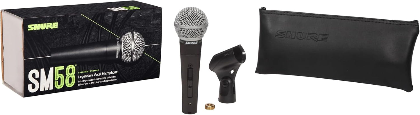 Micrófono SHURE, Negro | Micrófono vocal dinámico cardioide con int...