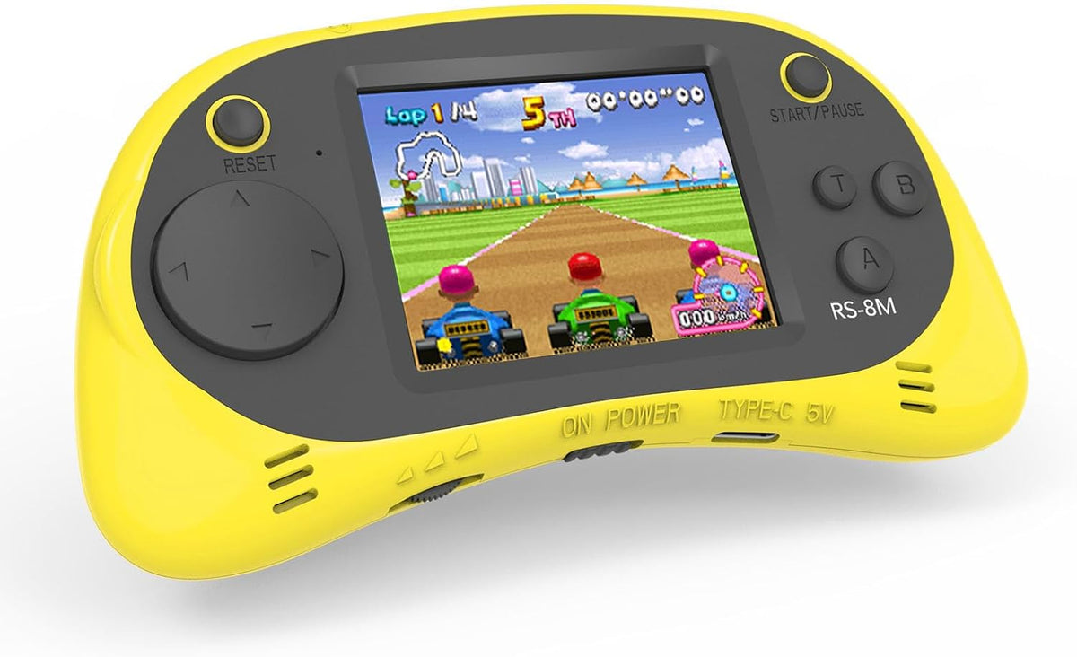 Juegos de mano para niños, videojuego retro de 16 bits con 220 jueg...