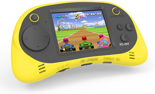 Juegos de mano para niños, videojuego retro de 16 bits con 220 jueg...