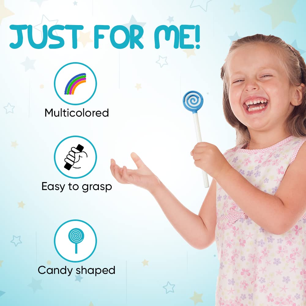 55Dental - Juego de raspador o limpiador de lengua para niños, rasp...