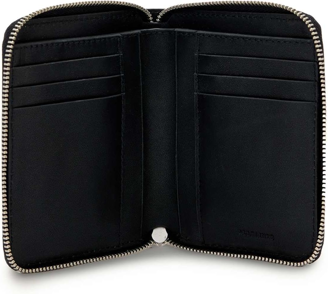 AllSaints Cartera con cremallera hexagonal Lena, Marrón toffee, Car...