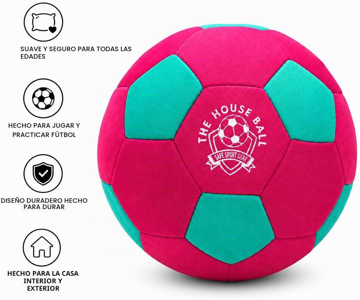The House Ball - La pelota de fútbol original suave y segura para i...