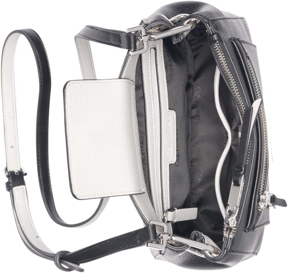 Calvin Klein Bolso bandolera Hadley con tres compartimentos para mujer
