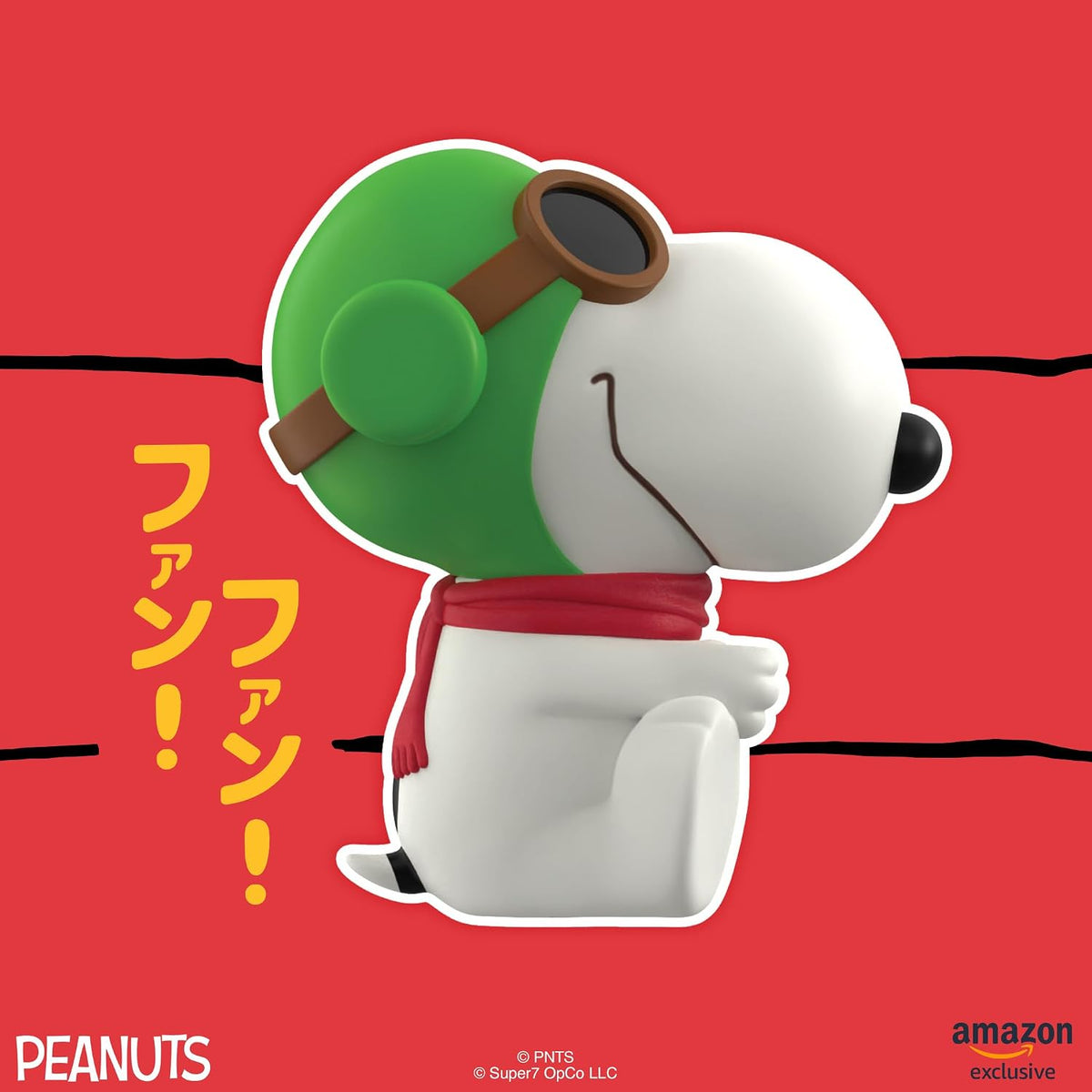 Super7 ¡Divertido! ¡Divertido! Peanuts Snoopy Flying Ace (sombrero...