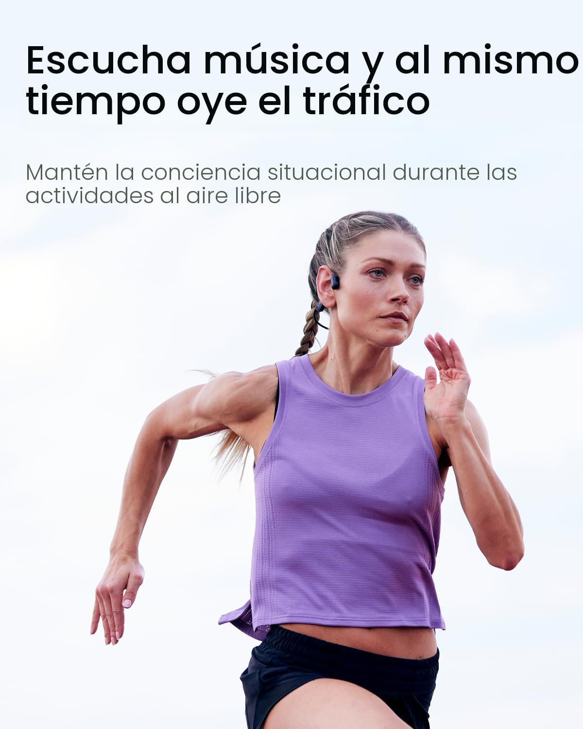 SHOKZ OpenRun Pro Mini - Auriculares de Conducción Ósea, Auriculare...