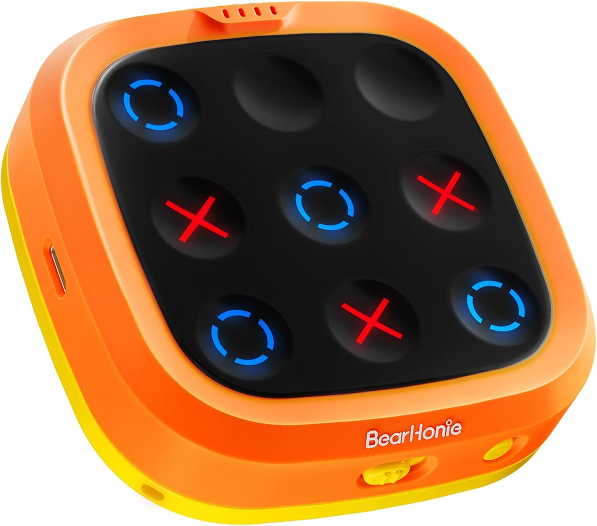 BearHonie Juego de mesa Tic Tac Toe 4 en 1 portátil electrónico de...