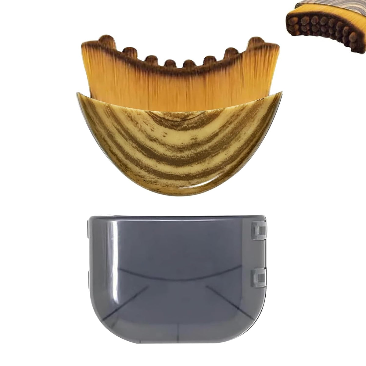Cepillo facial de contorno linfático, masajeador de drenaje linfáti...