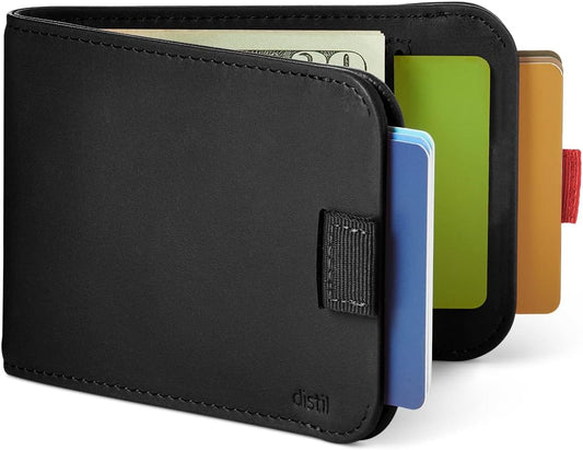 Distil Union Wally 5.0 con MagLock | Cartera bifold de cuero con cl...