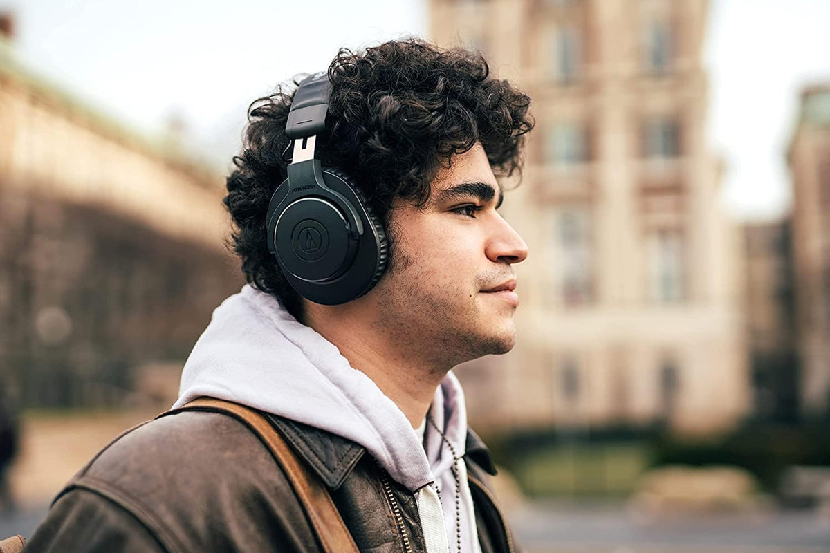 Audio-Technica ATH-M20xBT Auriculares inalámbricos sobre la oreja,...