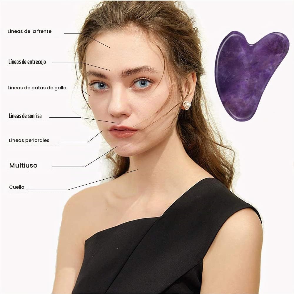 Ditind Gua Sha, herramientas faciales Gua Sha, herramienta Guasha p...