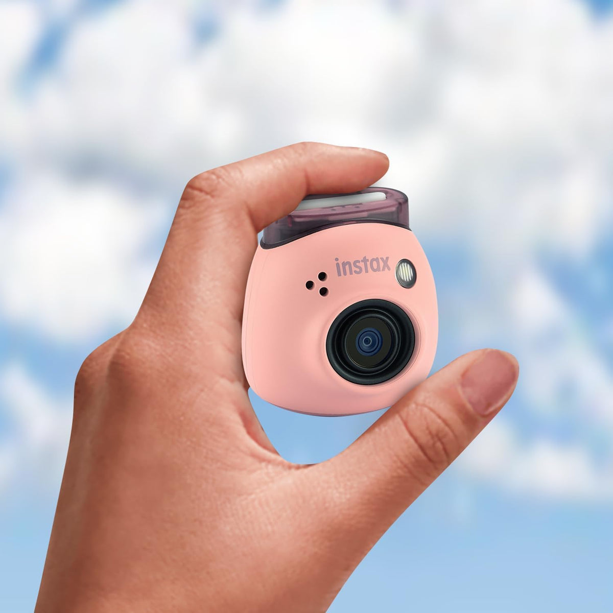 Cámara digital Fujifilm Instax Pal con 20 impresiones Fujifilm (Ros...
