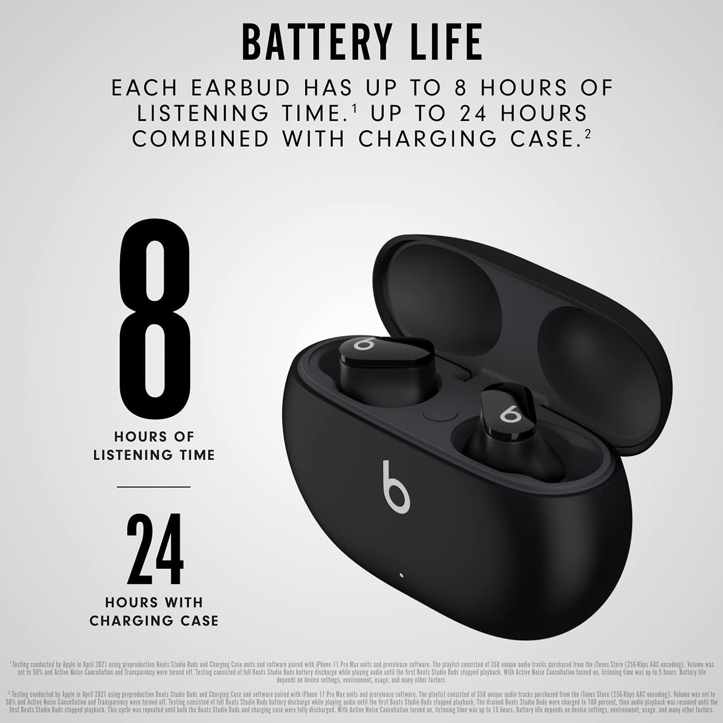 Beats Studio Buds - Auriculares inalámbricos con cancelación de rui...