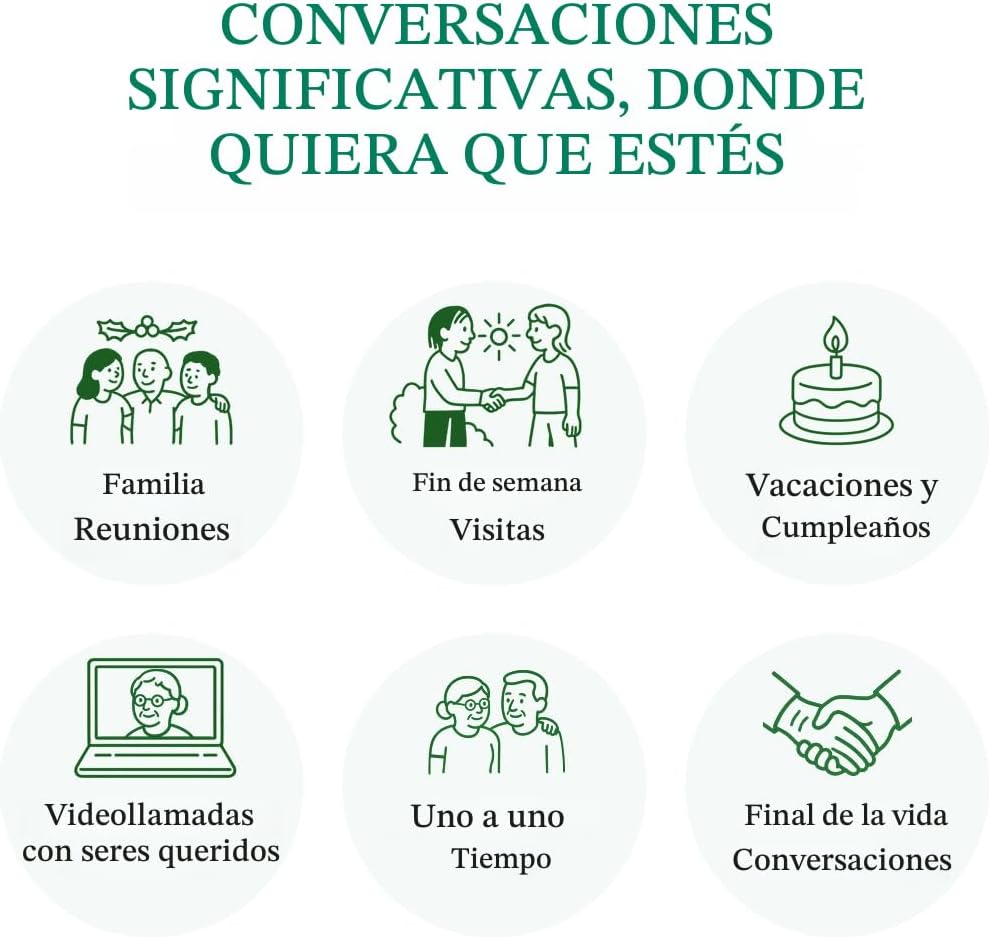 TALES 150 Kit de Entrevista de Historia de Vida, Tarjetas de Conver...
