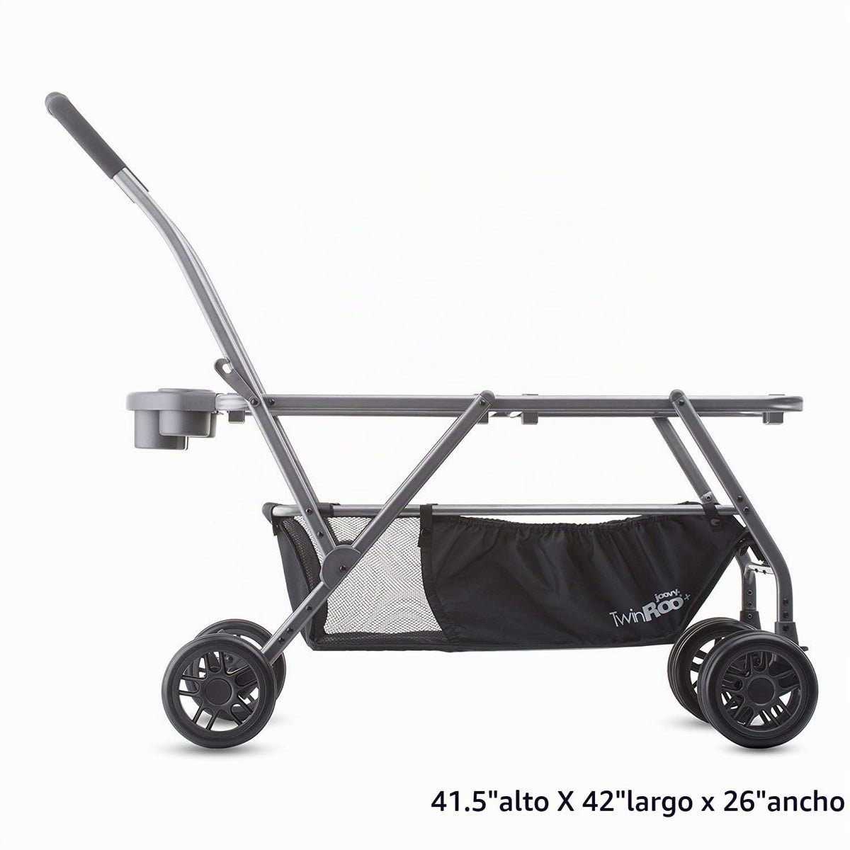 Carriola para dos portabebés para auto Joovy Twin Roo+