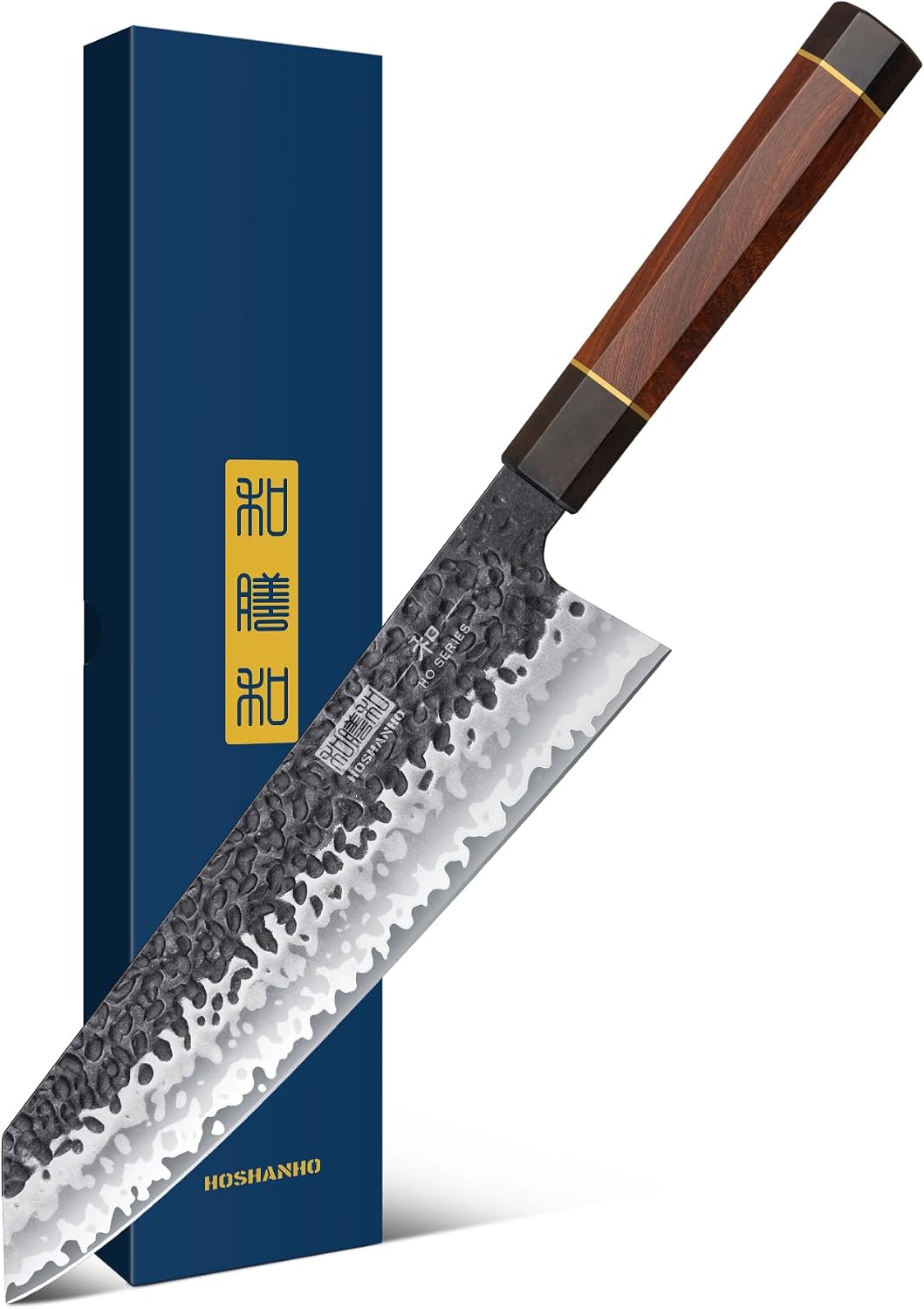 HOSHANHO Cuchillo de chef Kiritsuke de 9 pulgadas, cuchillo de coci...