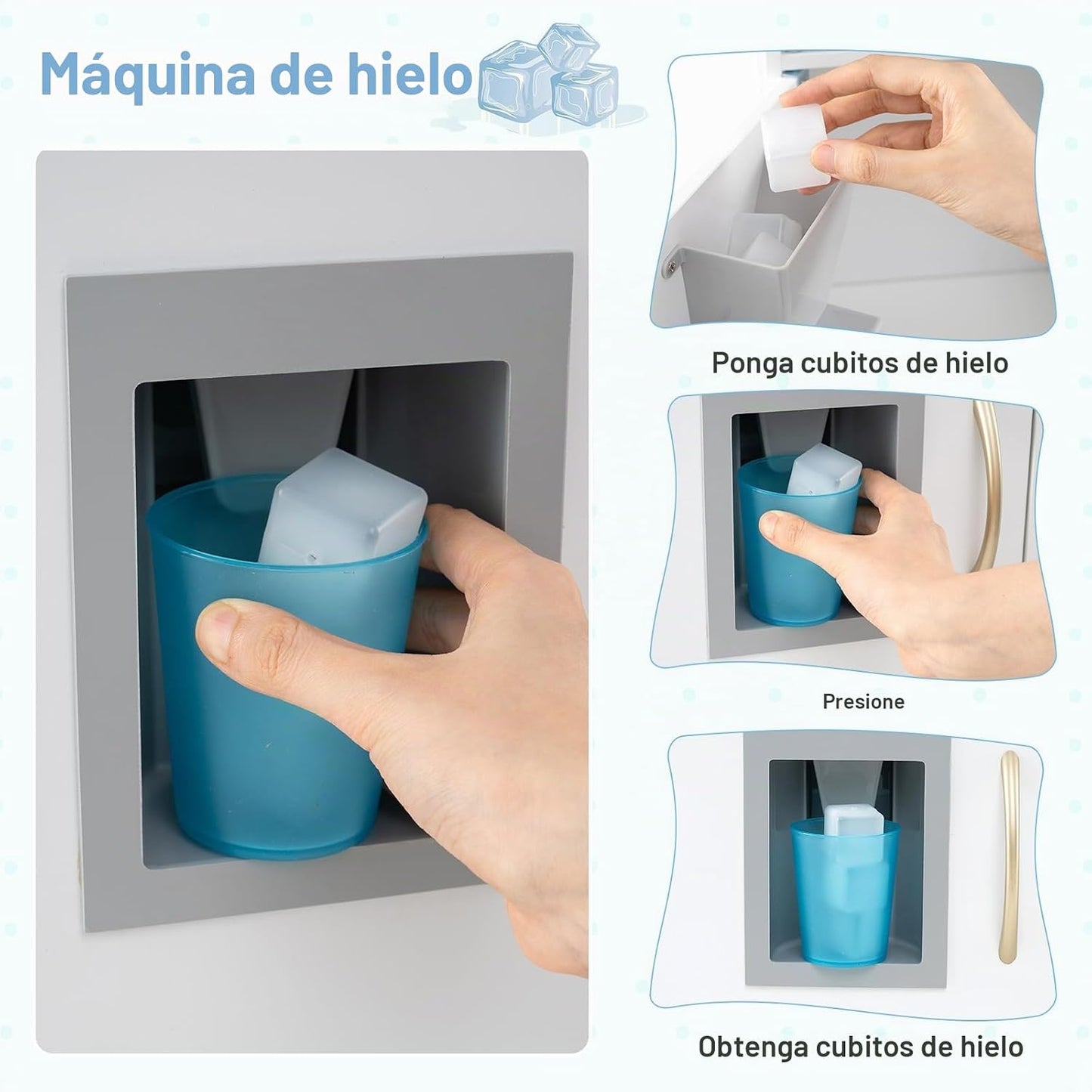 HONEY JOY Juego de cocina de madera para niños, juguete de simulaci...