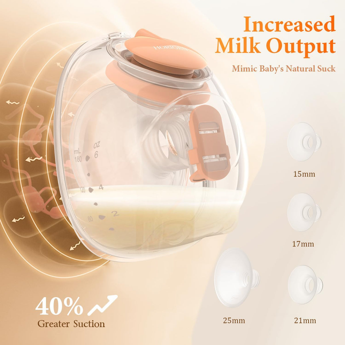 Extractor de leche portátil manos libres D6, bombas de lactancia ma...