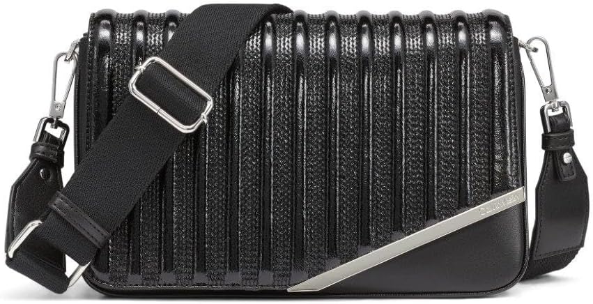 Calvin Klein Ria Organizational - Bandolera con solapa para mujer