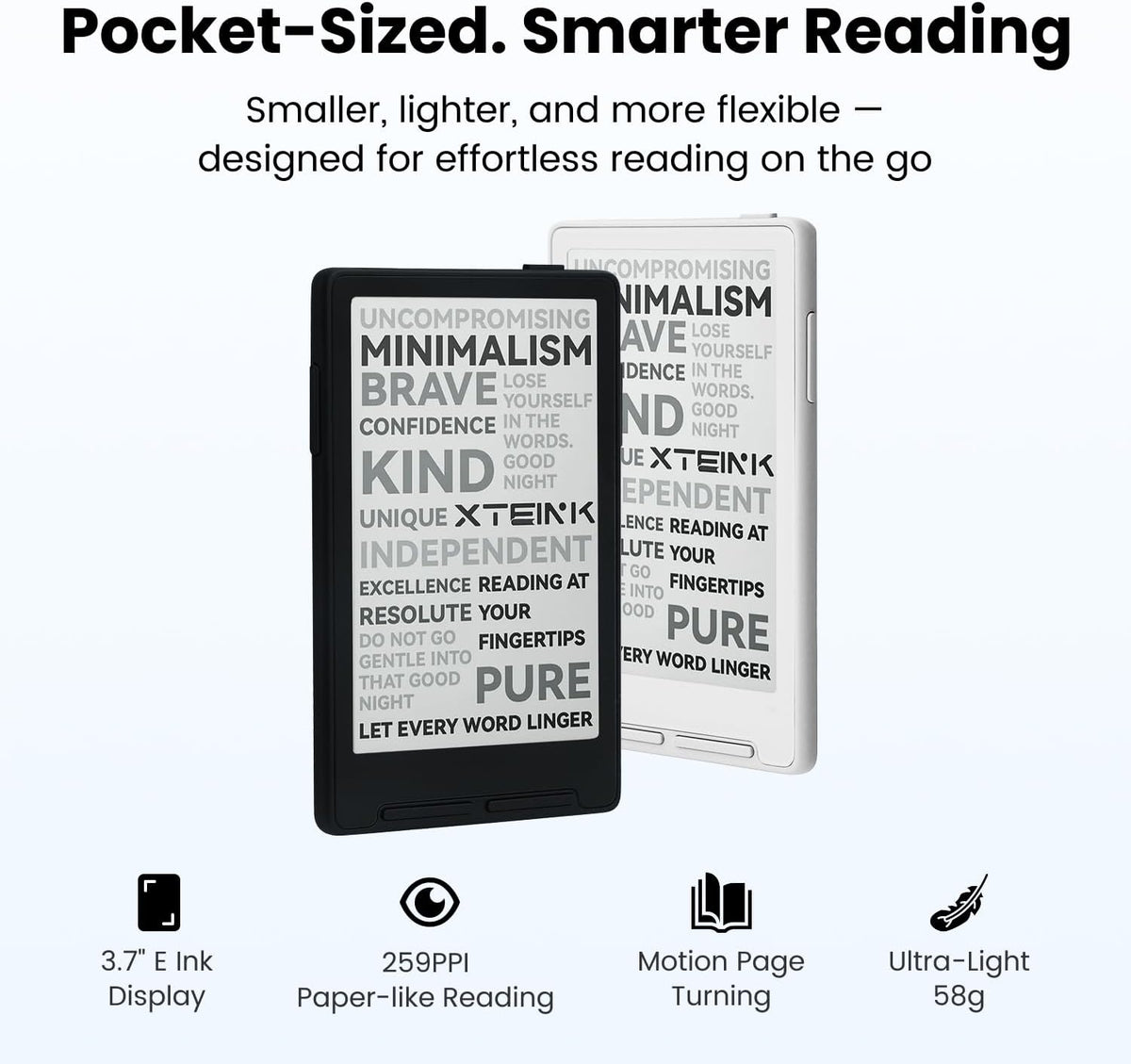 XTEINK X3 - Lector de libros electrónicos de bolsillo con tinta ele...