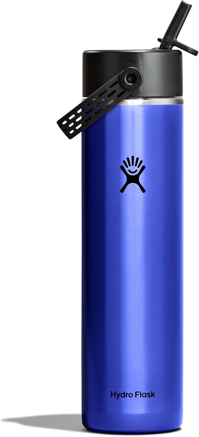 Hydro Flask Tapa de popote ancha y ligera de 32 onzas, botella de a...