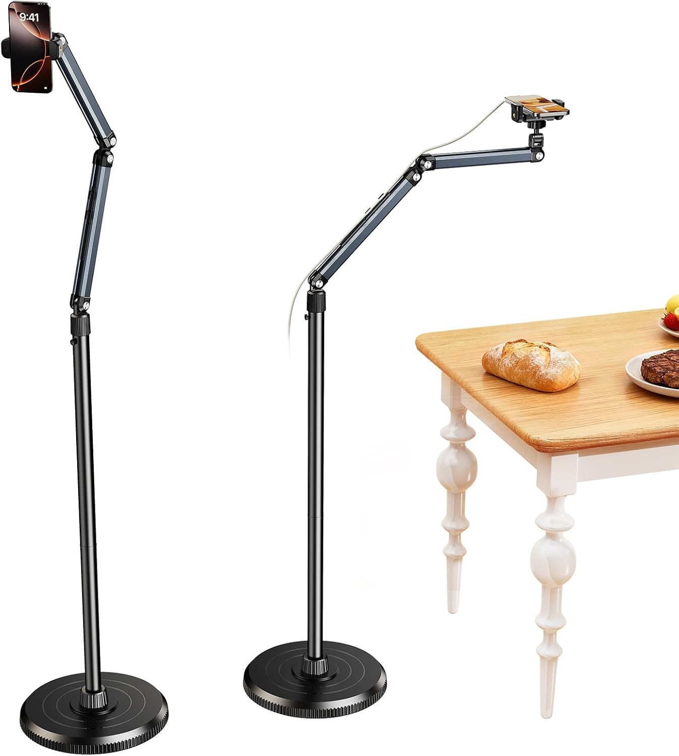 NIFBANG Soporte de suelo para grabación de video, soporte de teléfo...