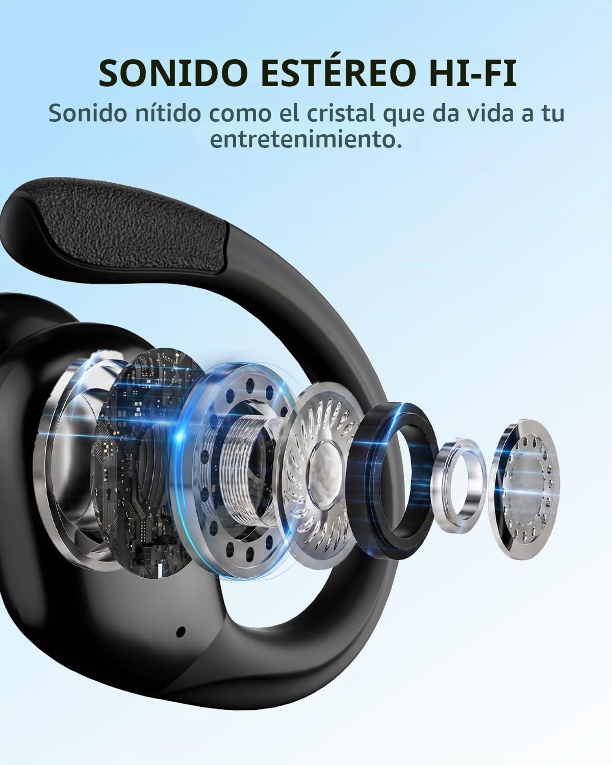 Auriculares inalámbricos con cancelación activa de ruido, auricular...