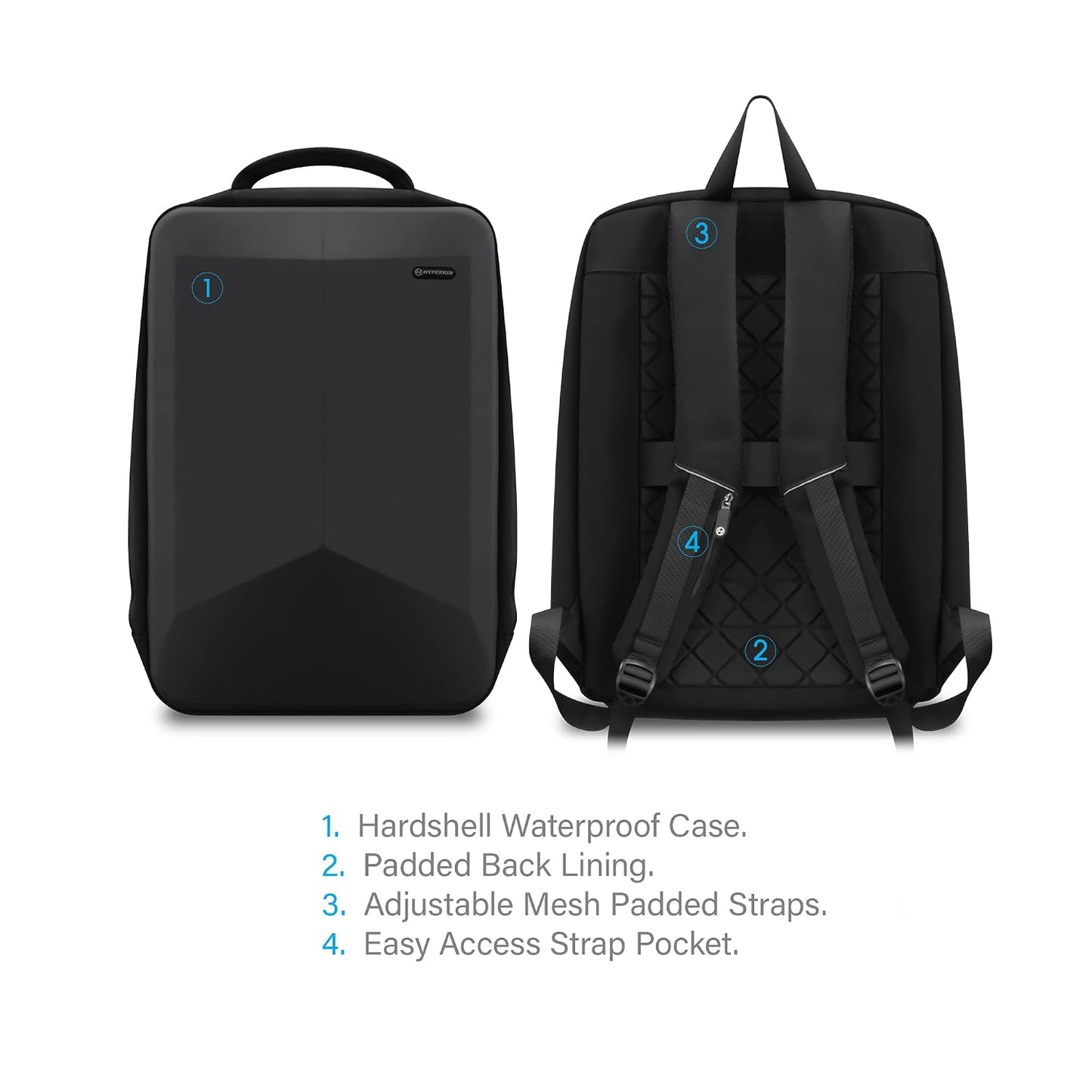 Hyperkin Overworld Mochila para juegos u2013 Bolsa de viaje rígida...