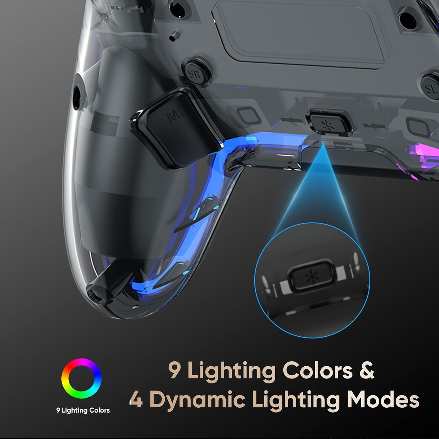 BETMI Controlador inalámbrico para PS5, Pro\/Slim\/MAC\/Steam Deck\...
