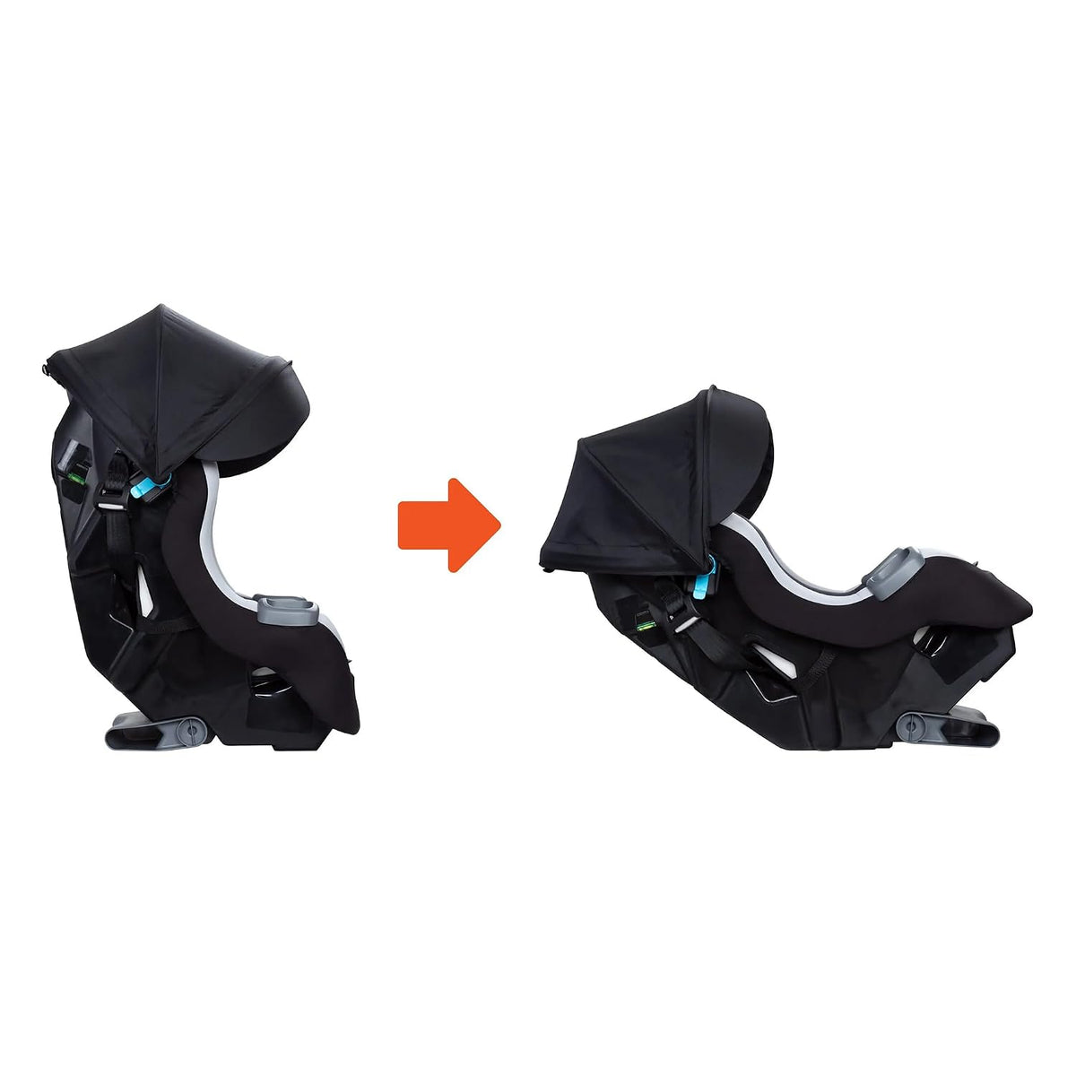 Baby Trend Trooper Plus - Asiento convertible 3 en 1 para automóvil...