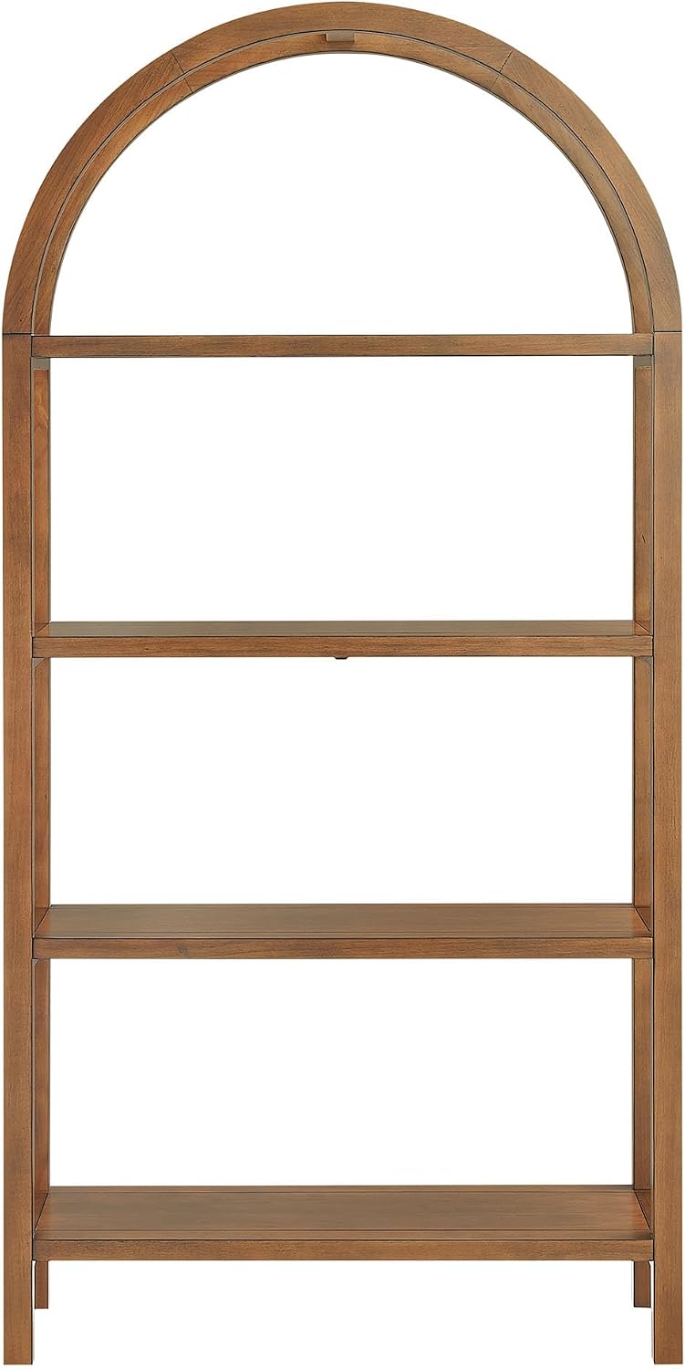 Modway Vexley - Estantería arqueada grande de 72 pulgadas en nogal,...