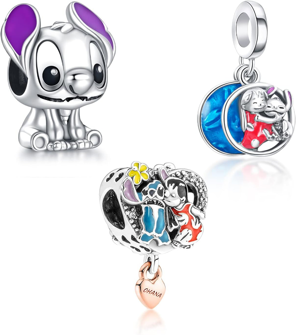 MITSOKU Dijes de plata de ley 925 para pulseras y collares, diseño...