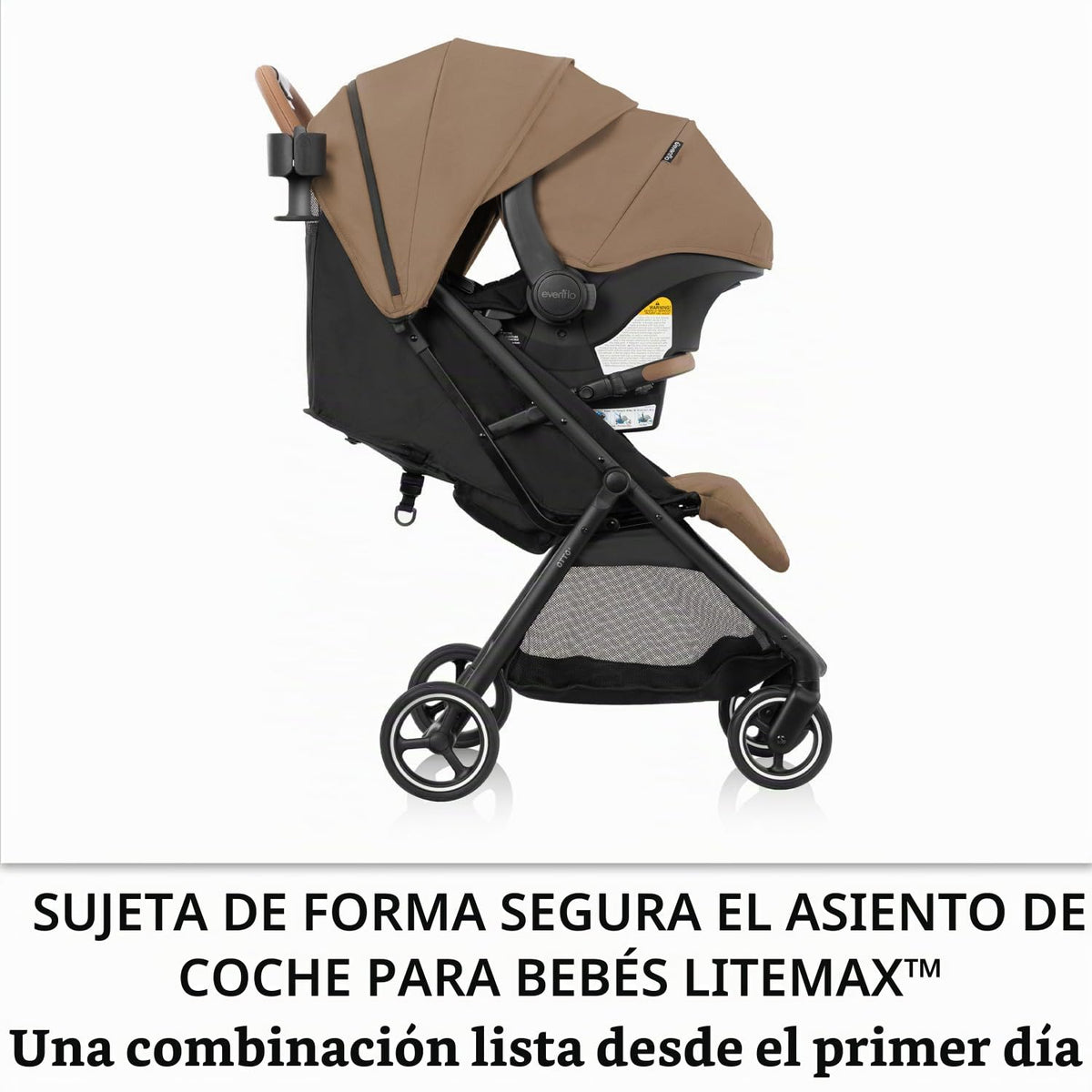Evenflo Otto+ Travel System w\/LiteMax - Asiento infantil para gato...