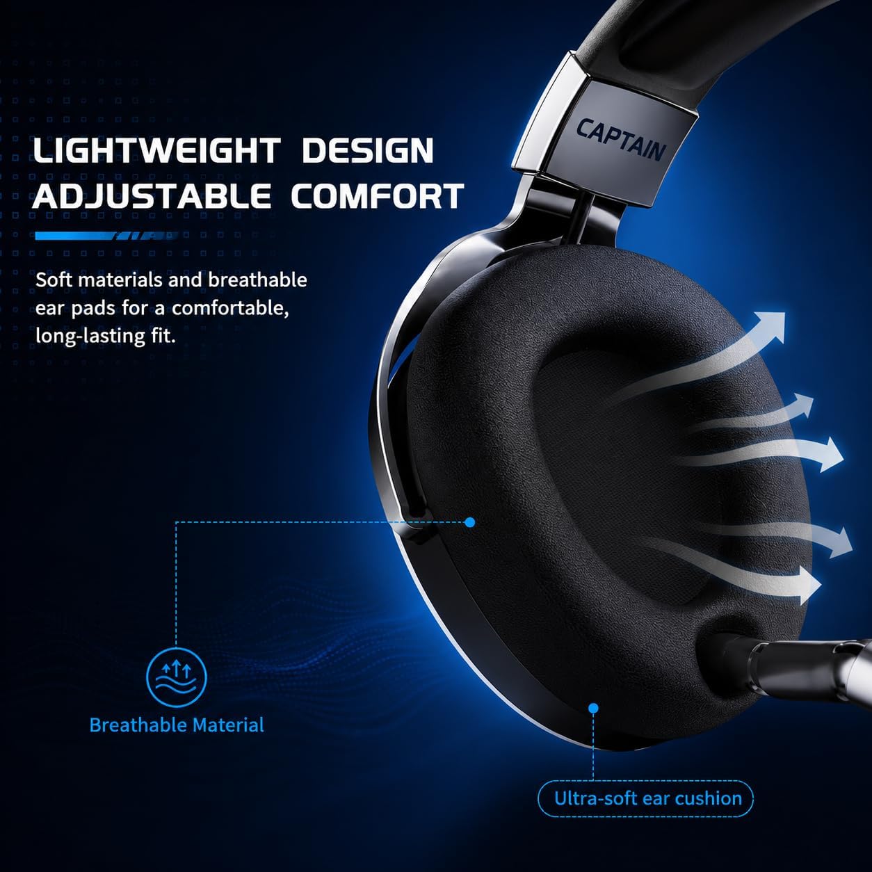 AOC Auriculares inalámbricos para juegos de 2.4 GHz para PS5, PC, P...