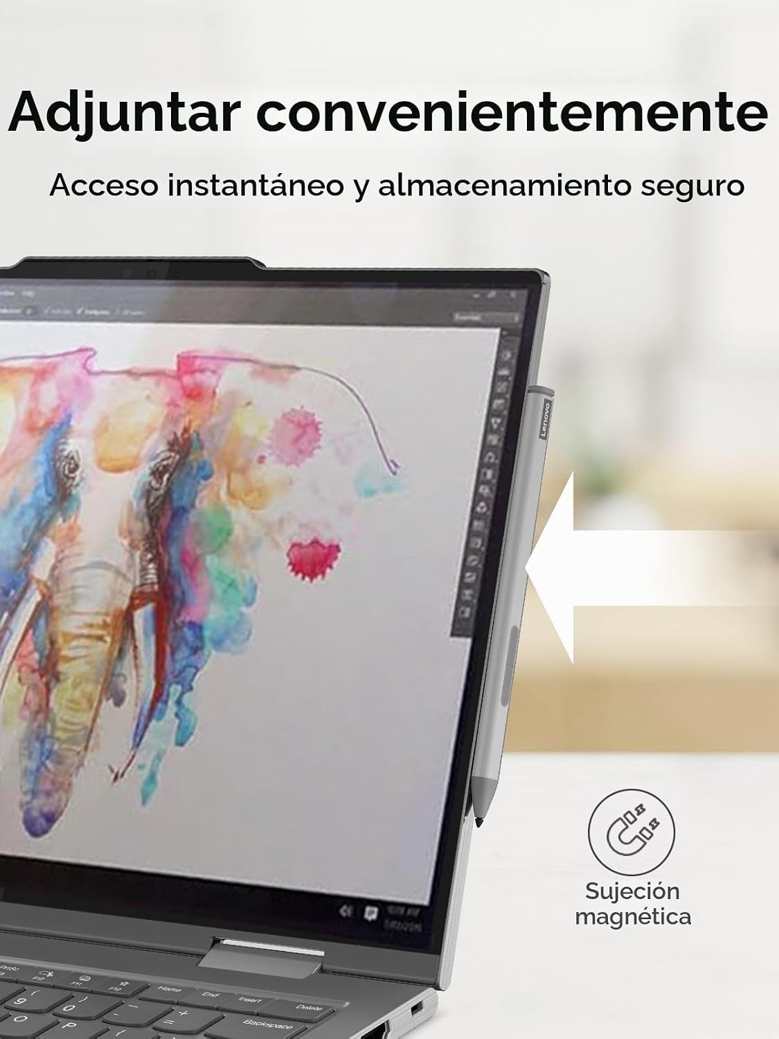 Lenovo Slim Pen \u2013 Lápiz óptico magnético de precisión para por...