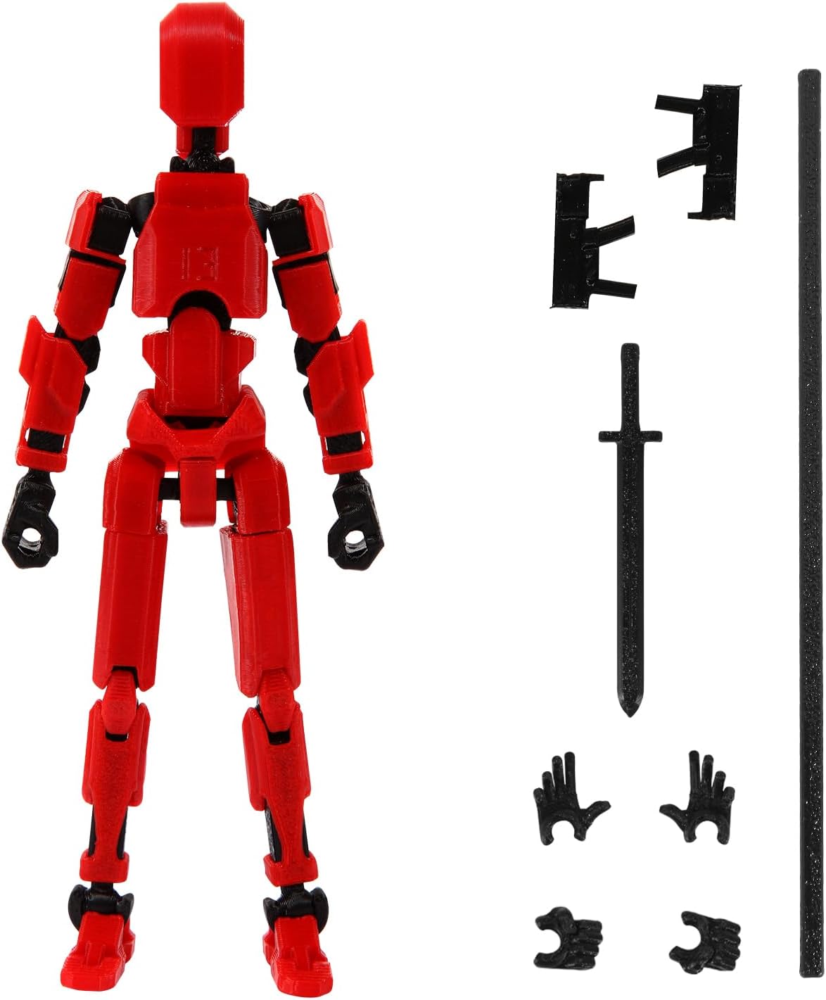 MerryXD T13 Figura de acción 3D, muñeco terminado Nova Titan Lucky...