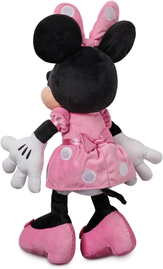 Disney Store Vestido rosa oficial de Minnie Mouse, juguete suave pa...